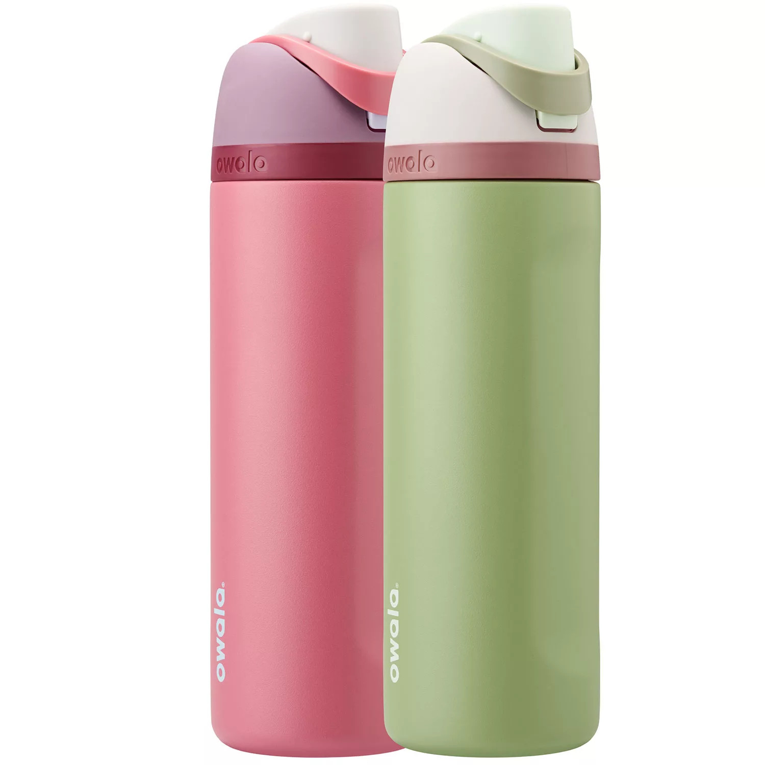 Owala FreeSip 24-oz. Stainless Steel Water Bottle + 2 Bonus Straws Combo Pack (Assorted Colors) | Sam's Club