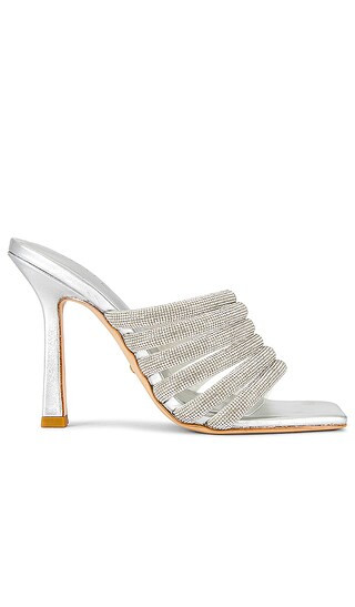 Crystal Heel in Silver | Revolve Clothing (Global)