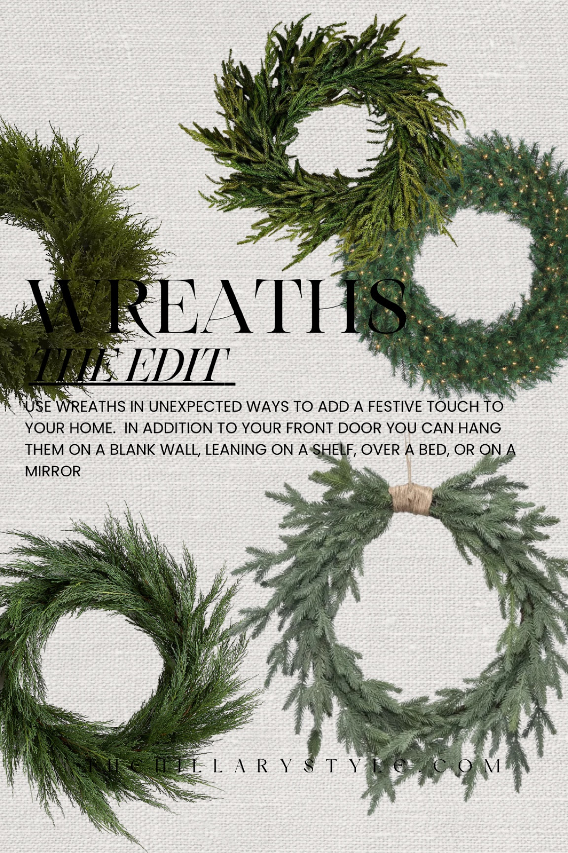 Wreaths from designer brands to brighten up your season.
Christmas decor. Holiday Decor. Seasonal decor. 

#LTKSeasonal #LTKHoliday #LTKhome