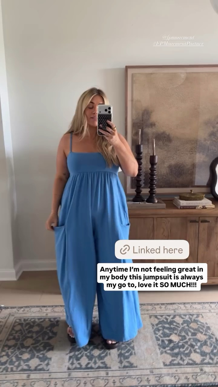 Anytime I’m not feeling great in my body this jumpsuit is always my go to, love it SO MUCH!!! I’m in a large 

#LTKmomlife #LTKMidsize #LTKootd