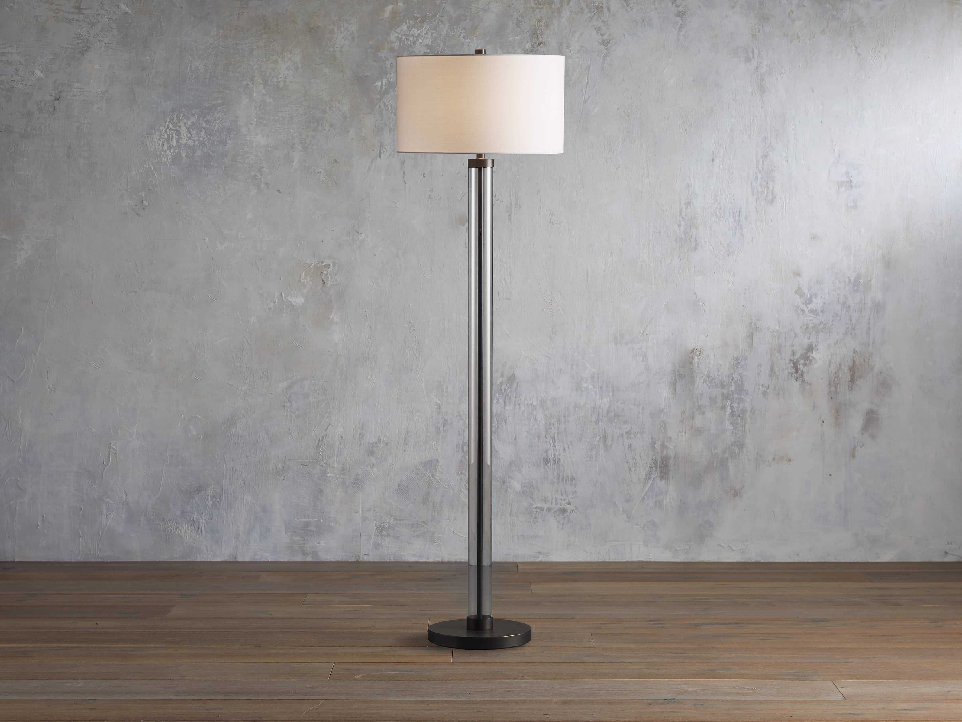 Glass Column Floor Lamp | Arhaus