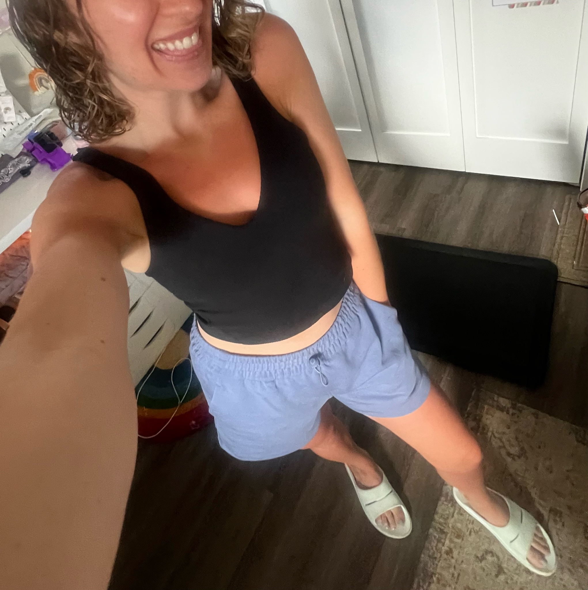 Colorful koala / oofas / ootd / sports bra top / summer workout / sweat shorts / lulu dupe 

#LTKGiftGuide #LTKFindsUnder100 #LTKActive