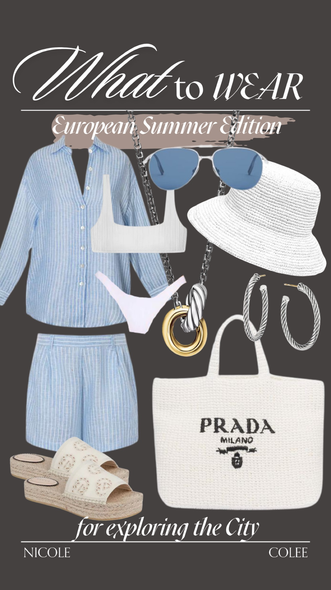 What to Wear: European Summer Edition - Exploring

Shop my curated looks for an easy, breezy, effortless day of fun-filled fashion 💃

Vacation, European Vacation Style, vacation, summer wedding, wedding guest dresses, Nicole Colee, swimwear, sunbathing, at the beach, shopping, exploring fashion 

#LTKParties #LTKTravel #LTKStyleTip
