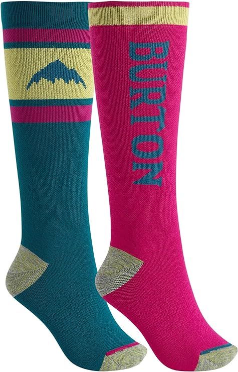Burton Women's Weekend Midweight Ski/Snowboard Sock 2-Pack | Amazon (US)