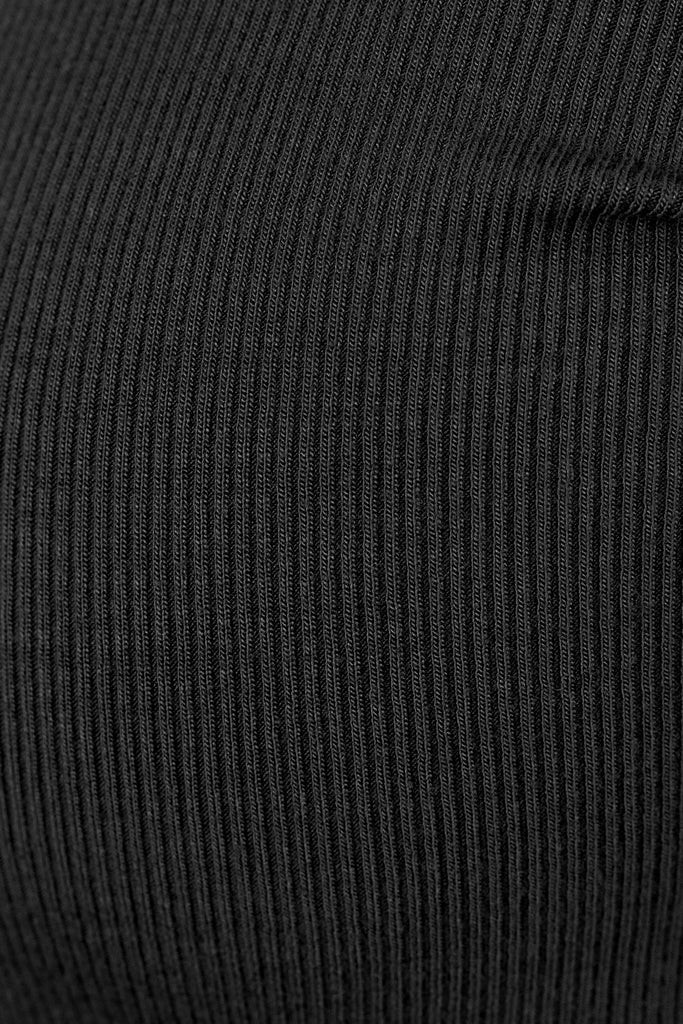 Vitality Essential Rib Scoop Top - Midnight | Vitality