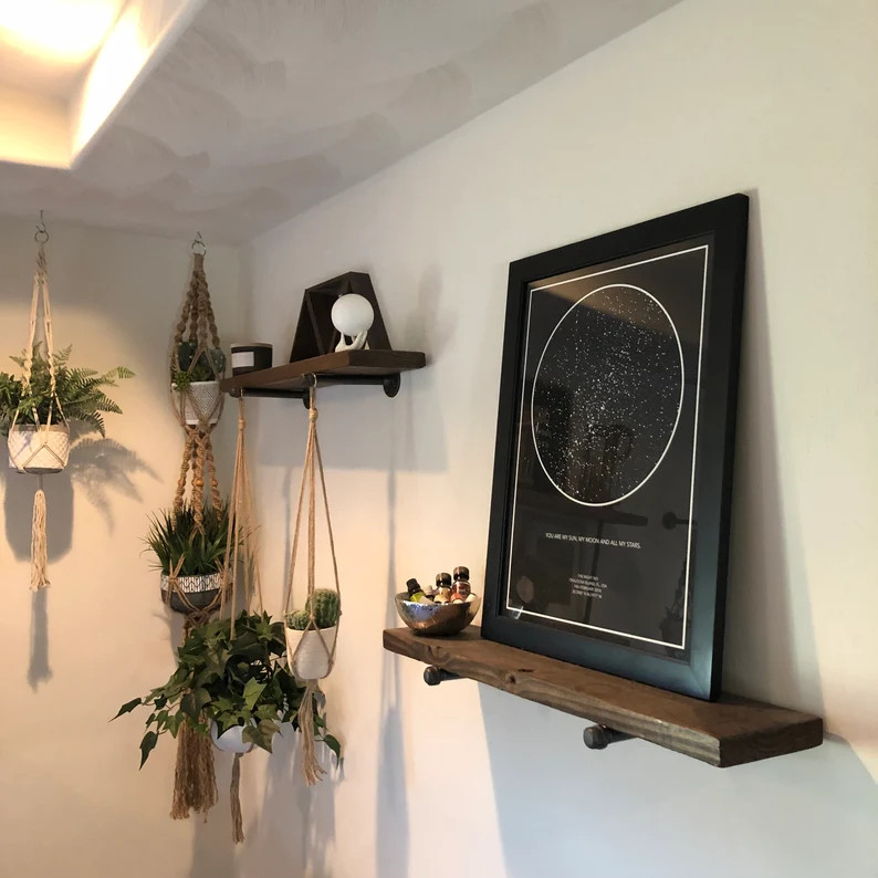 Floating Shelves Wall Shelf Book Shelfs Open White Bookshelves Rustic Reclaimed Wood Modern Farmh... | Etsy (US)