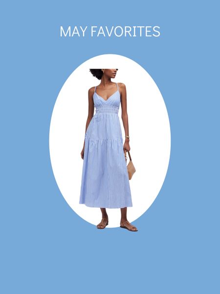 The prettiest blue and white striped midi dress for summer

#LTKFindsUnder100 #LTKxMadewell #LTKSaleAlert
