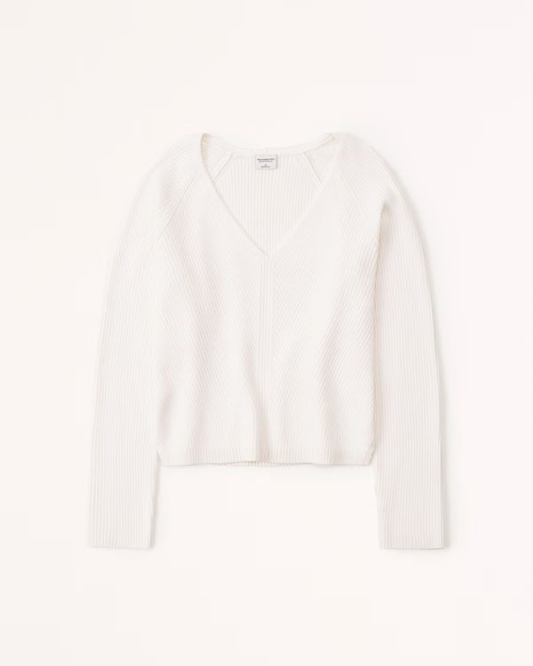 LuxeLoft V-Neck Sweater | Abercrombie & Fitch (US)