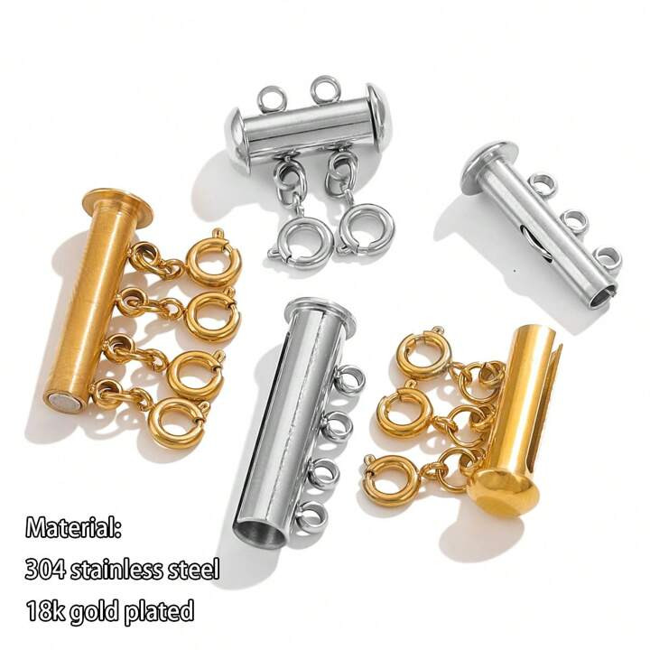 1 pezzo Connettore a molla magnetico in acciaio inossidabile 304 con gancio a mollare, connettore... | SHEIN