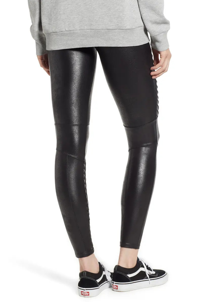 SPANX® SPANX Faux Leather Moto Leggings | Nordstrom | Nordstrom