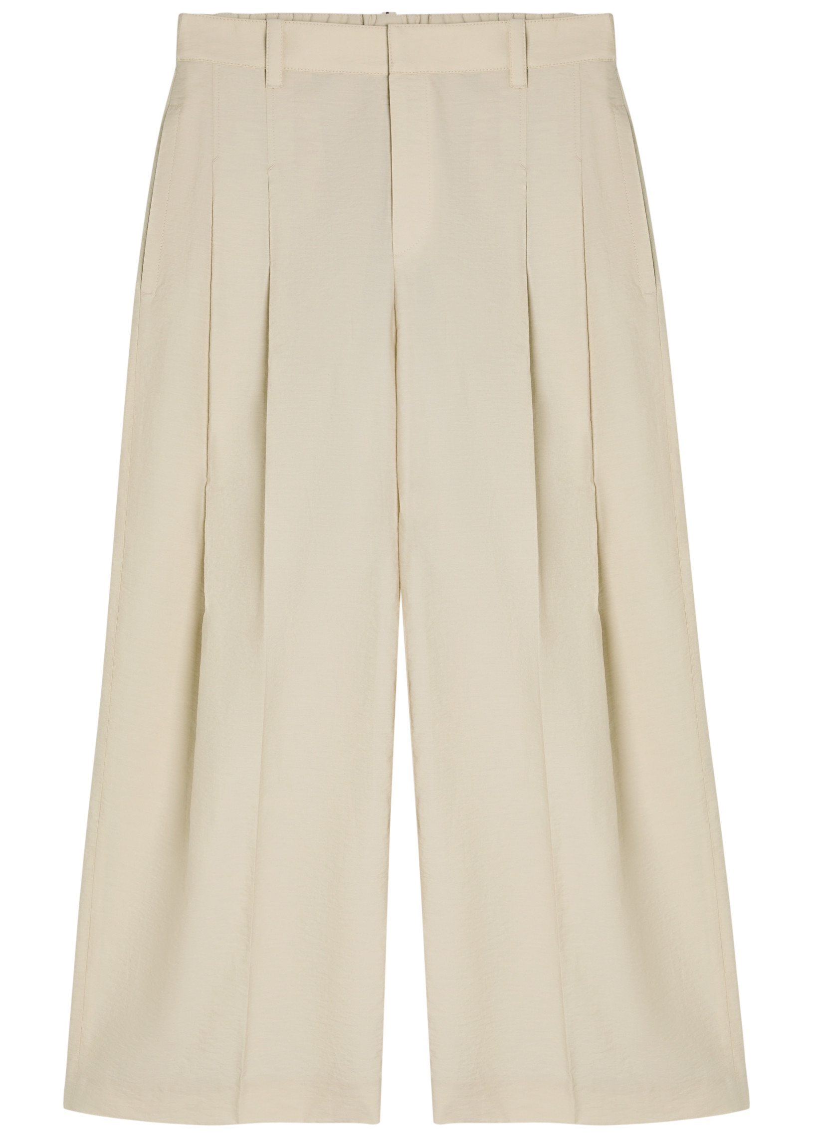 Crinkled cotton-blend trousers | Harvey Nichols