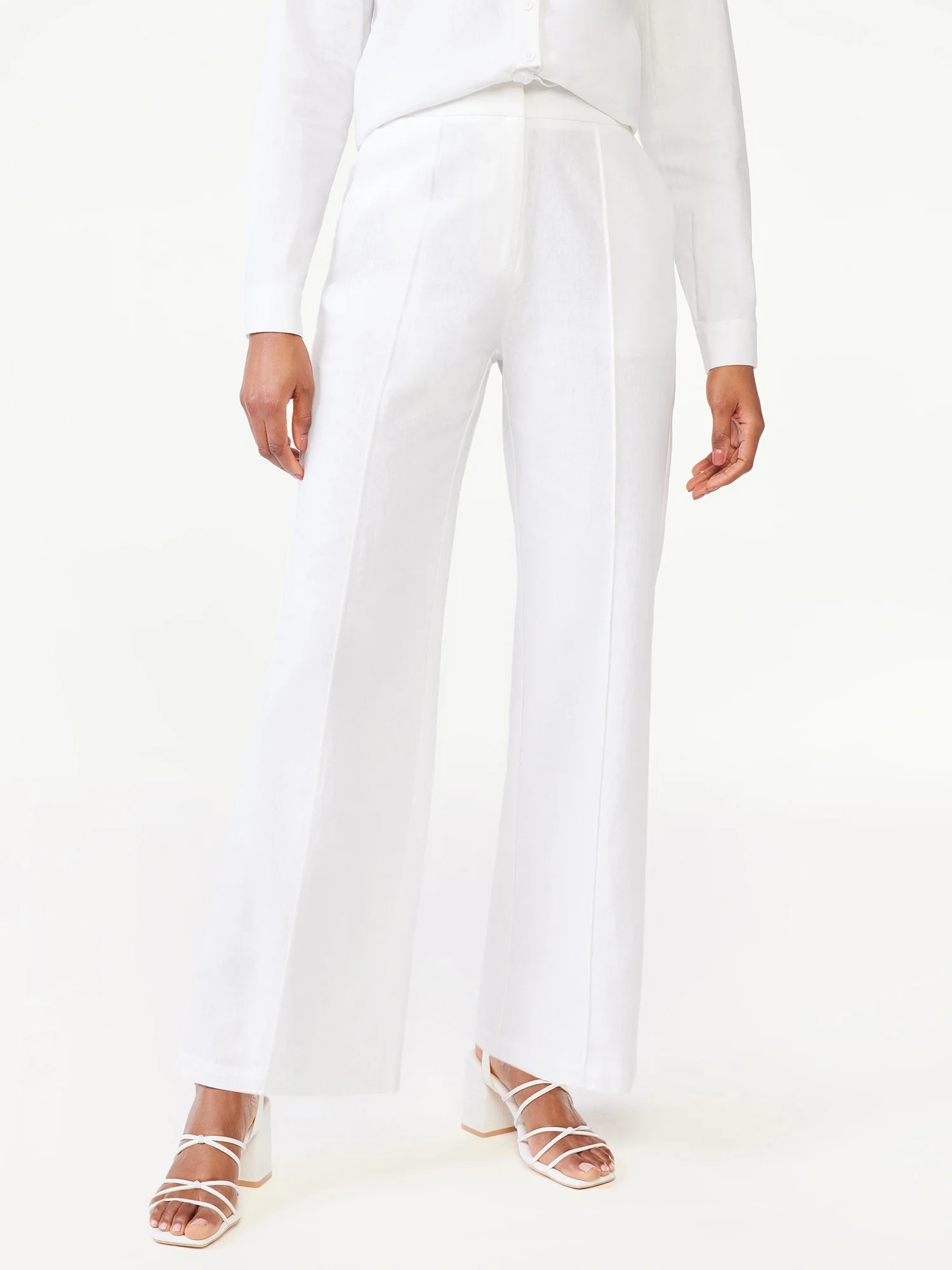 ScoopScoop Women’s High Waist Pleated Wide Leg Pants, 30” InseamUSD$36.00(4.0)4 stars out of ... | Walmart (US)