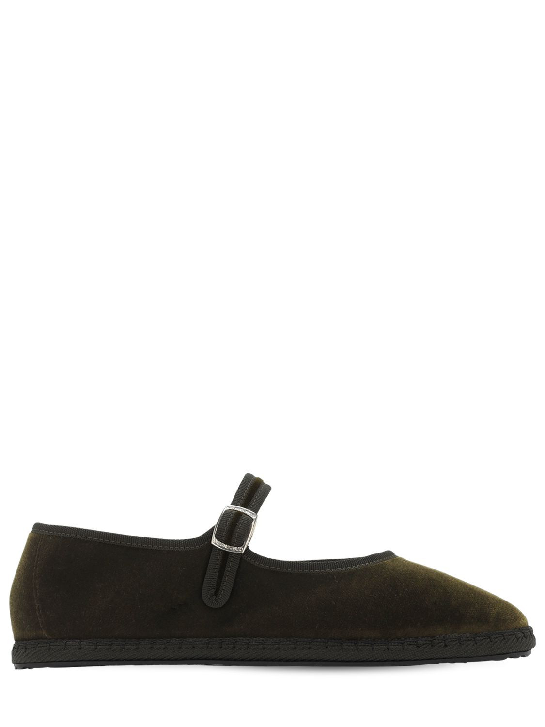 10mm Hohe Mary Jane-loafer Aus Samt „bottiglia“ | Luisaviaroma