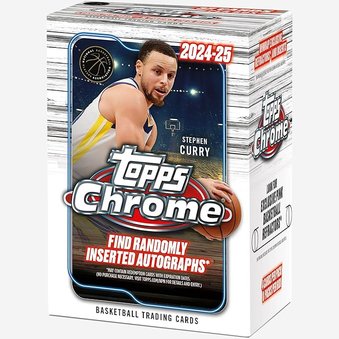 2024-25 Topps Chrome Basketball - Factory Sealed - Value Box | Amazon (US)