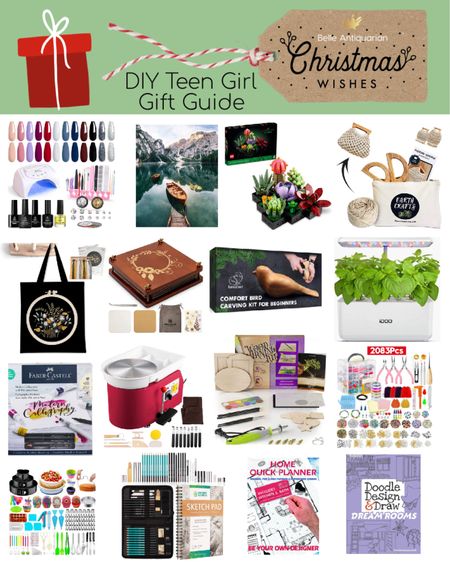 DIY Teen Girl Gift Guide! Amazing finds for the older teen girl who’s into making and doing all things for herself! 

#LTKkids #LTKGiftGuide #LTKHoliday