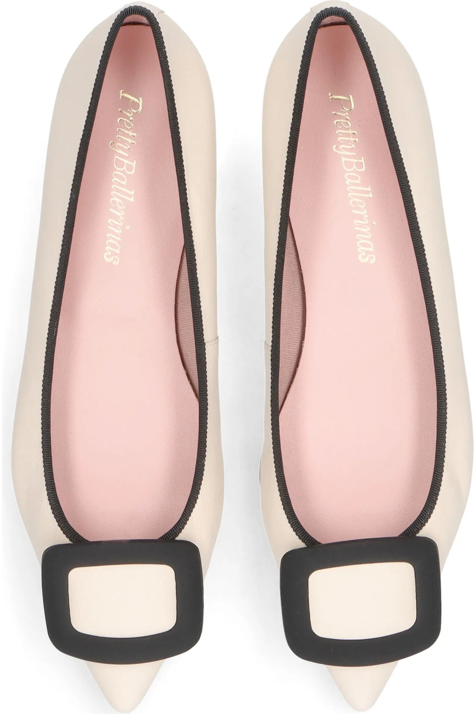 Pretty Ballerinas Pointed Toe Buckle Flat (Women) | Nordstrom | Nordstrom