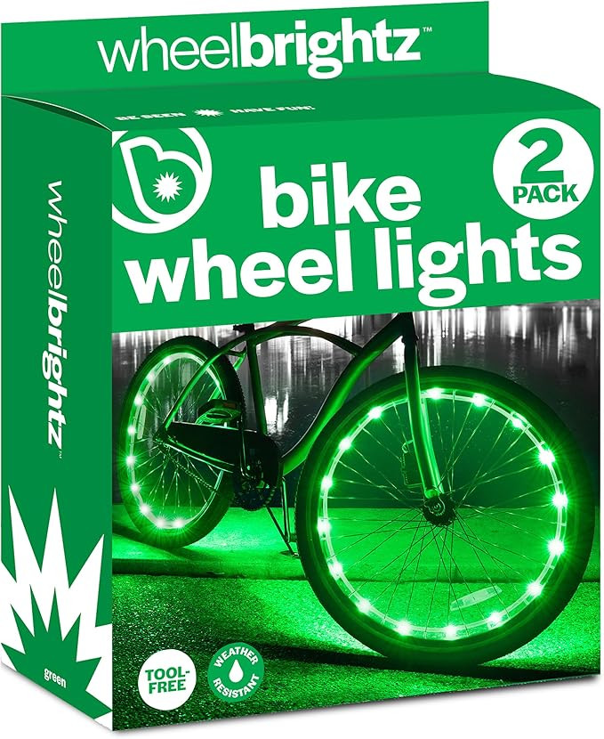 Brightz WheelBrightz LED Bike Wheel Lights - 2025 Edition with Superior Straps & LED-Weatherproof... | Amazon (US)