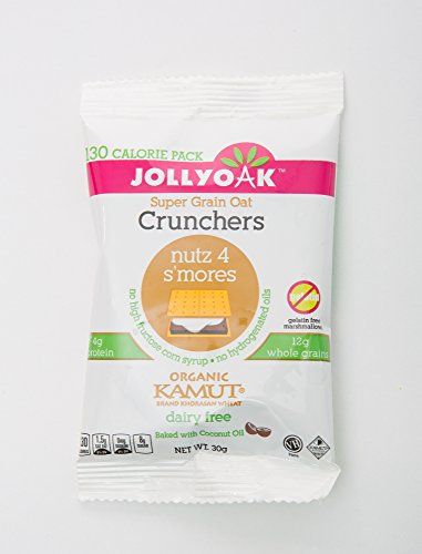 Jolly Oak Super Grain Oat Crunchers, Nutz 4 S'mores, Healthy Clusters of organic KAMUT, dark chocola | Amazon (US)