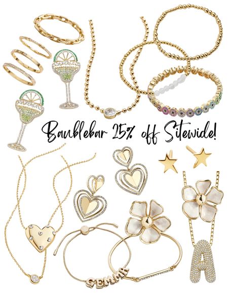 Baublebar is having 25% off sitewide on all of their jewelry!

#LTKfindsunder50 #LTKstyletip #LTKparties
