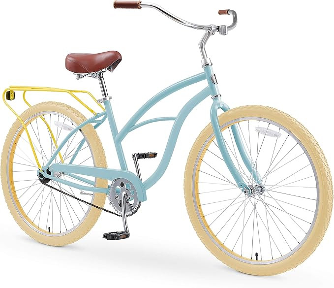 sixthreezero Around The Block Women's Beach Cruiser Bike, 1/3/7/21 Speed Bicycles, 26"/24" Wheels... | Amazon (US)