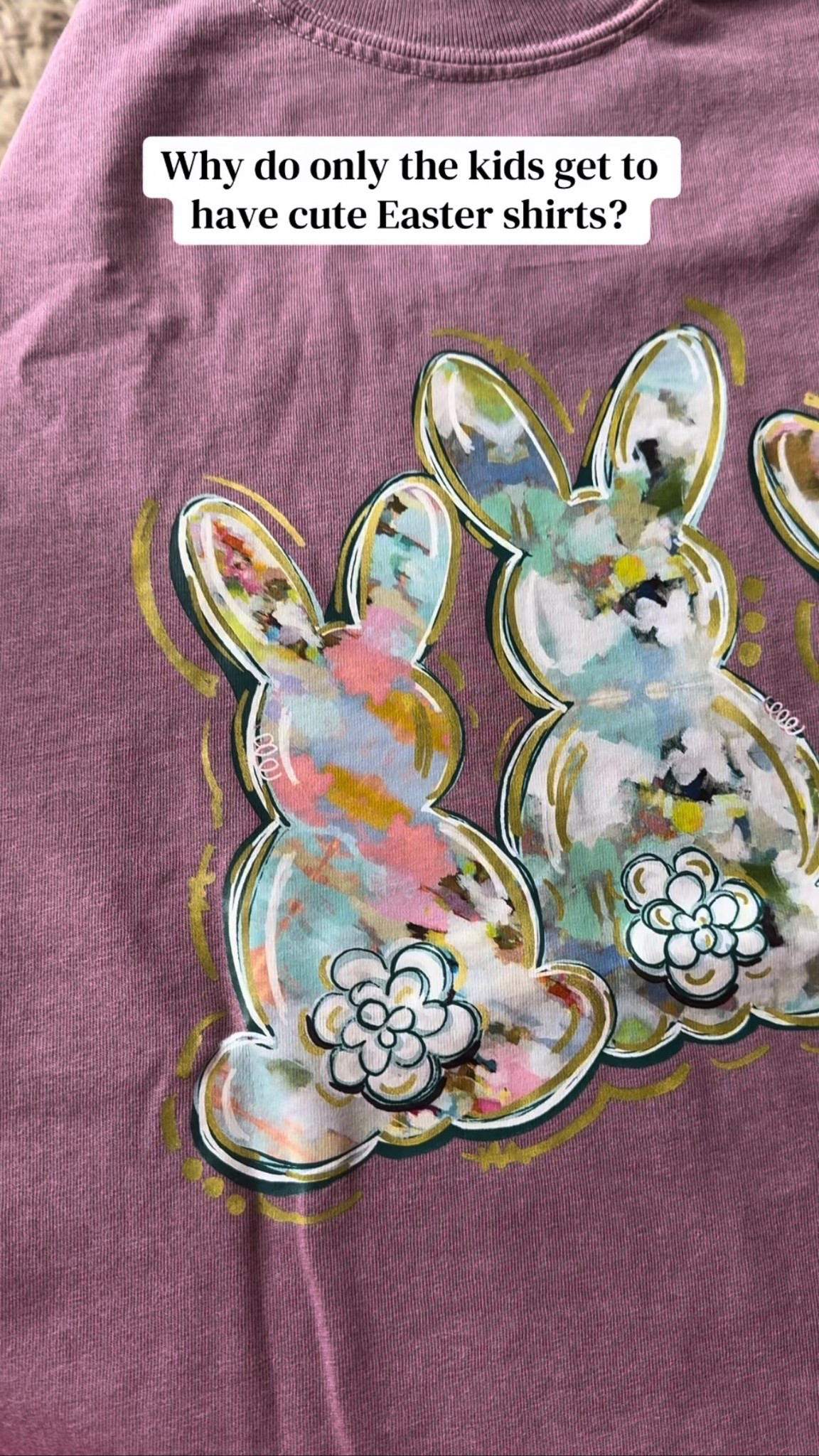 Soft, cute, and perfect for spring—this watercolor bunny shirt is giving all the Easter vibes. Easy to style, comfy to wear, and made for those sweet seasonal moments.

#LTKdayinmylife #LTKootd #LTKgrwm
