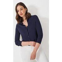 Crew Clothing Crew Cardigan - Navy | Very (UK)
