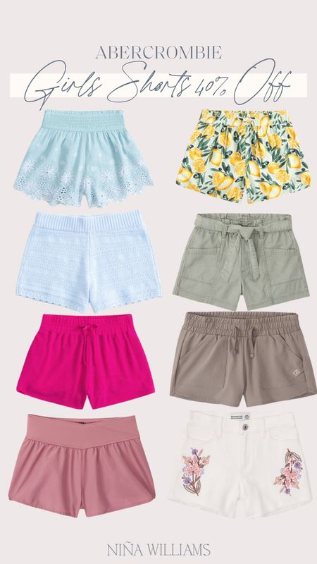 Abercrombie girls shorts 40% Off! Under $50 finds - girls shorts - girls activewear - girls summer shorts 

#LTKSaleAlert #LTKKids #LTKActive