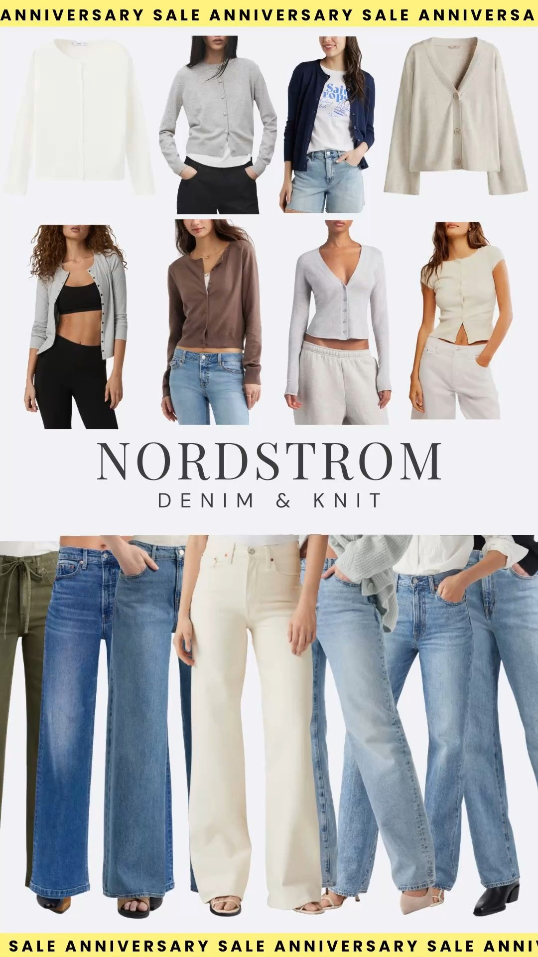 The denim + knit edit is here! I’m rounding up my favorite finds from Nordstrom’s Anniversary Sale

#LTKgrwm #LTKootd #LTKSaleAlert