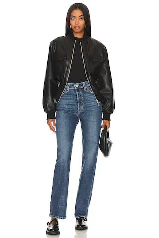 LEVI'S Ribcage Full Length in Valley View from Revolve.com | Revolve Clothing (Global)