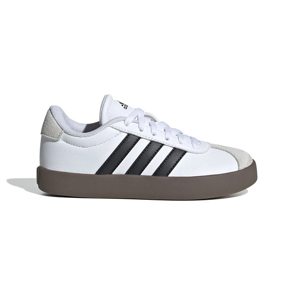 Boys' adidas VL Court 3.0 Shoes Little 3 White/Black/Grey Heather | Scheels