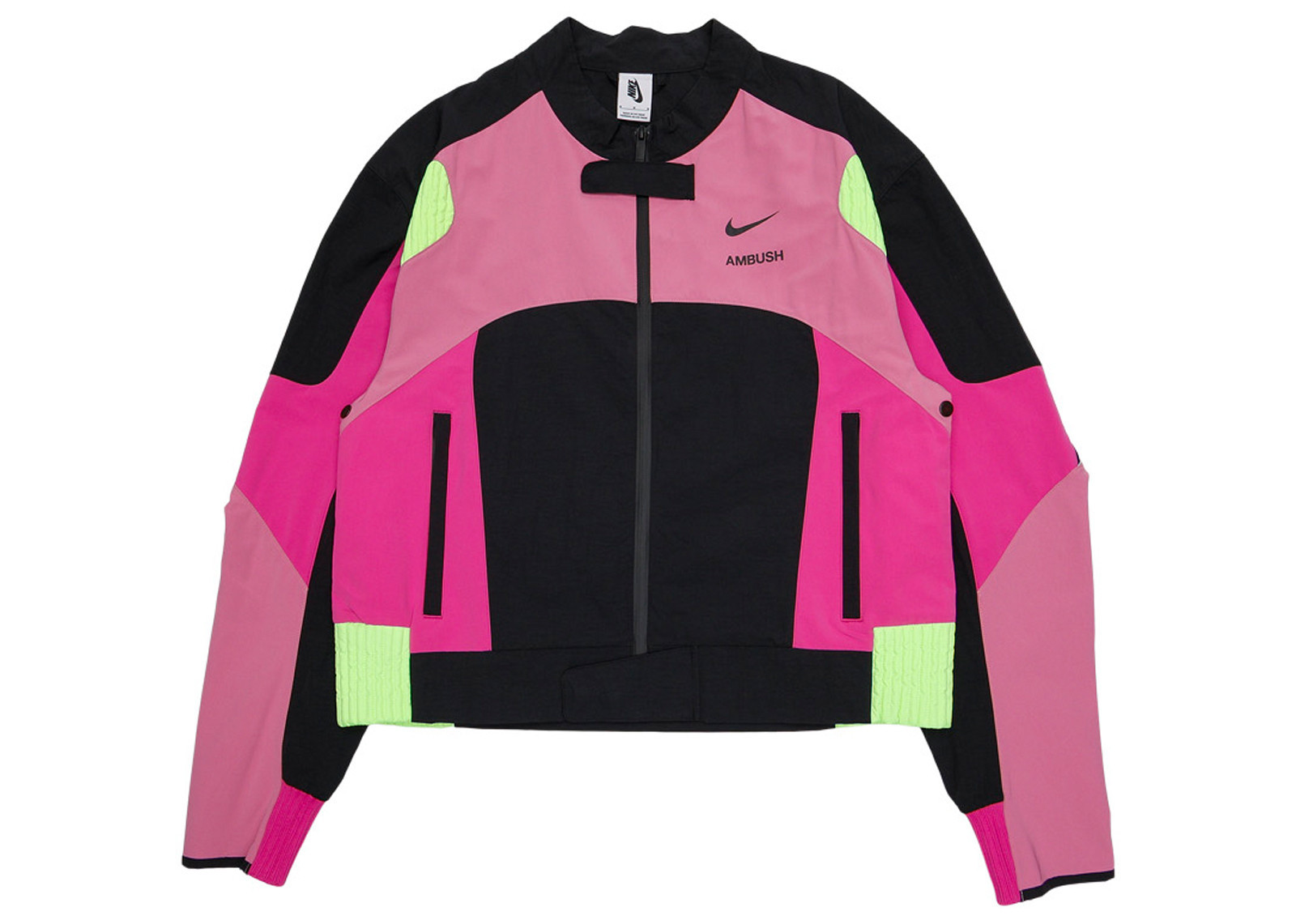 Women's Nike x Ambush Moto Jacket in Active Fuchsia/Magic Flamingo/Black | StockX