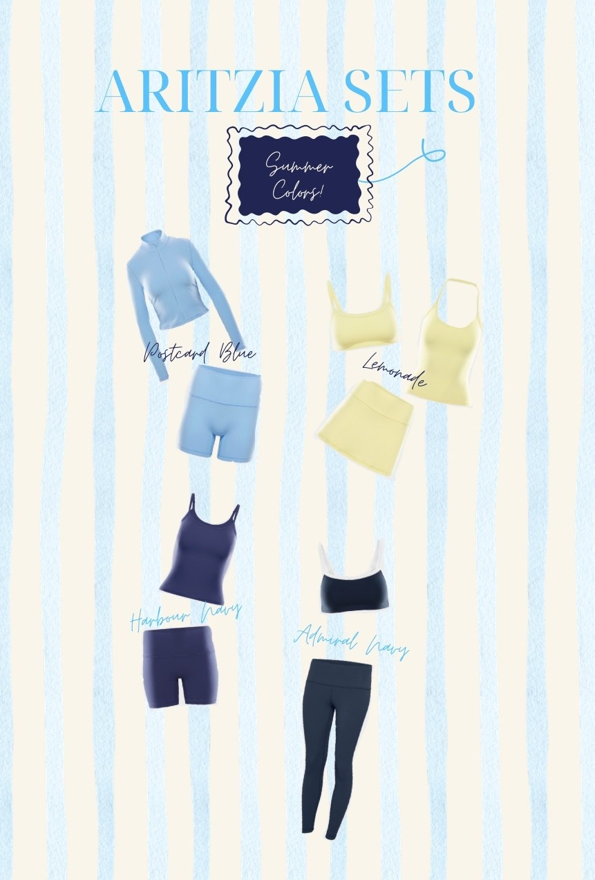 Cute new summer colors from aritzia!!!💛🦋🍋🫐🌊

#LTKfitnessgoals #LTKActive #LTKPetite