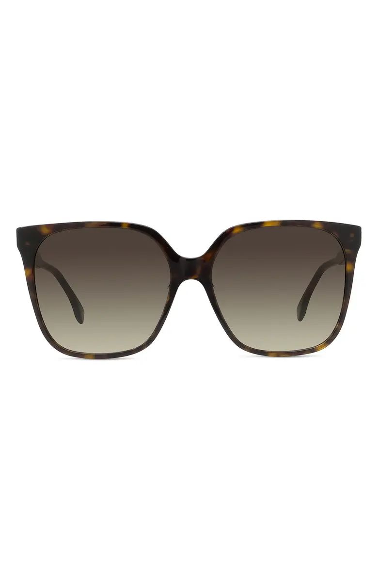 The Fendi Fine 59mm Geometric Sunglasses | Nordstrom