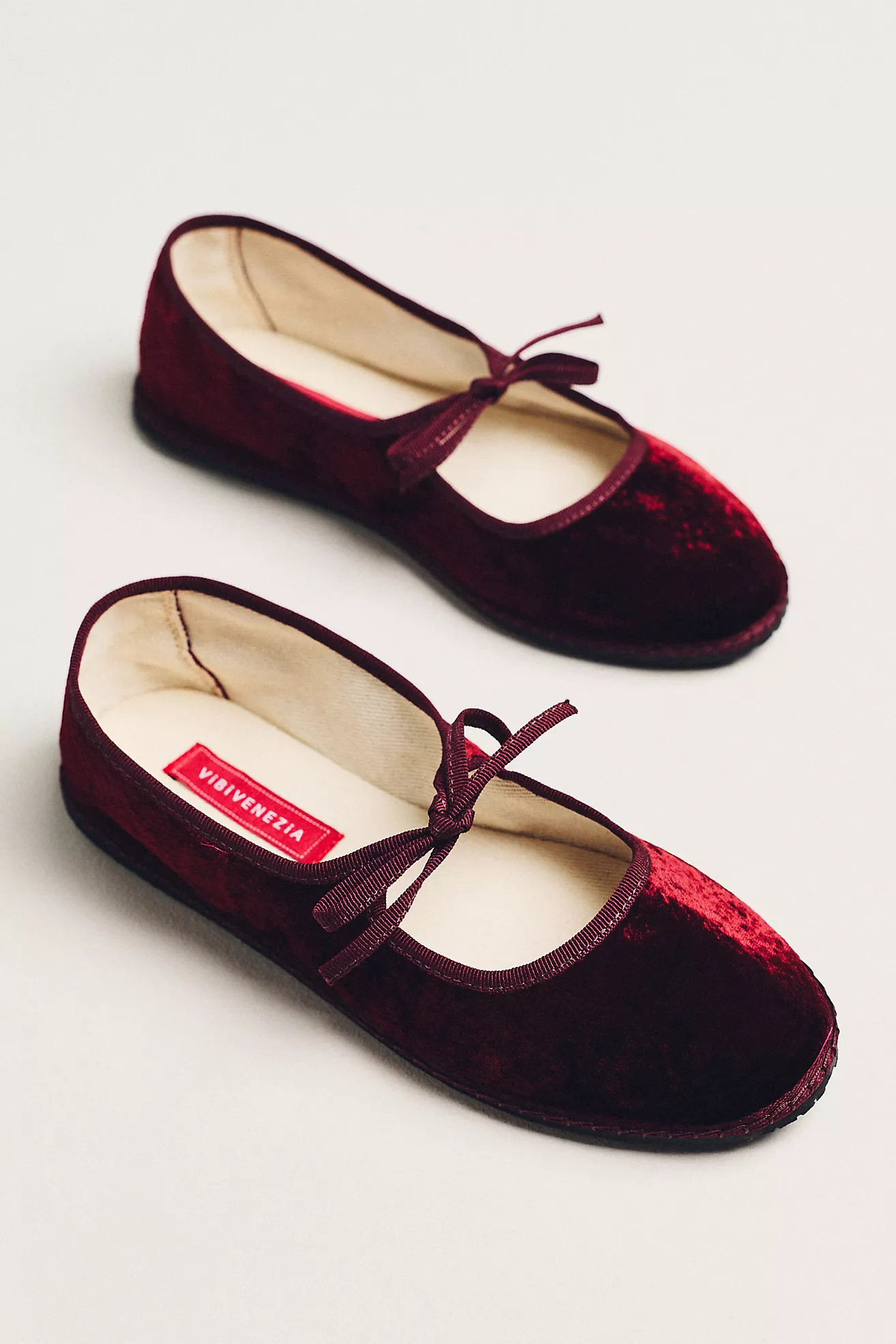 ViBi VENEZiA Brigitte Bow-Tie Mary Jane Flats | Anthropologie (US)
