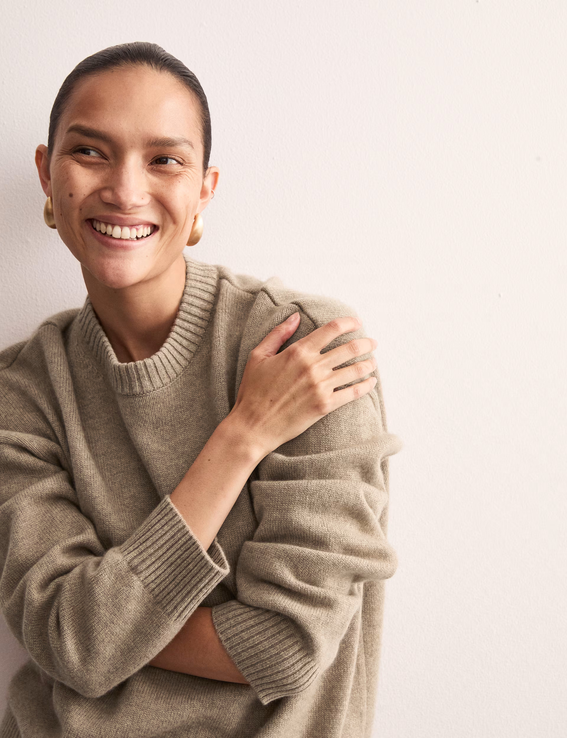 Pure Cashmere Crew Neck Relaxed Jumper | Marks & Spencer (UK)