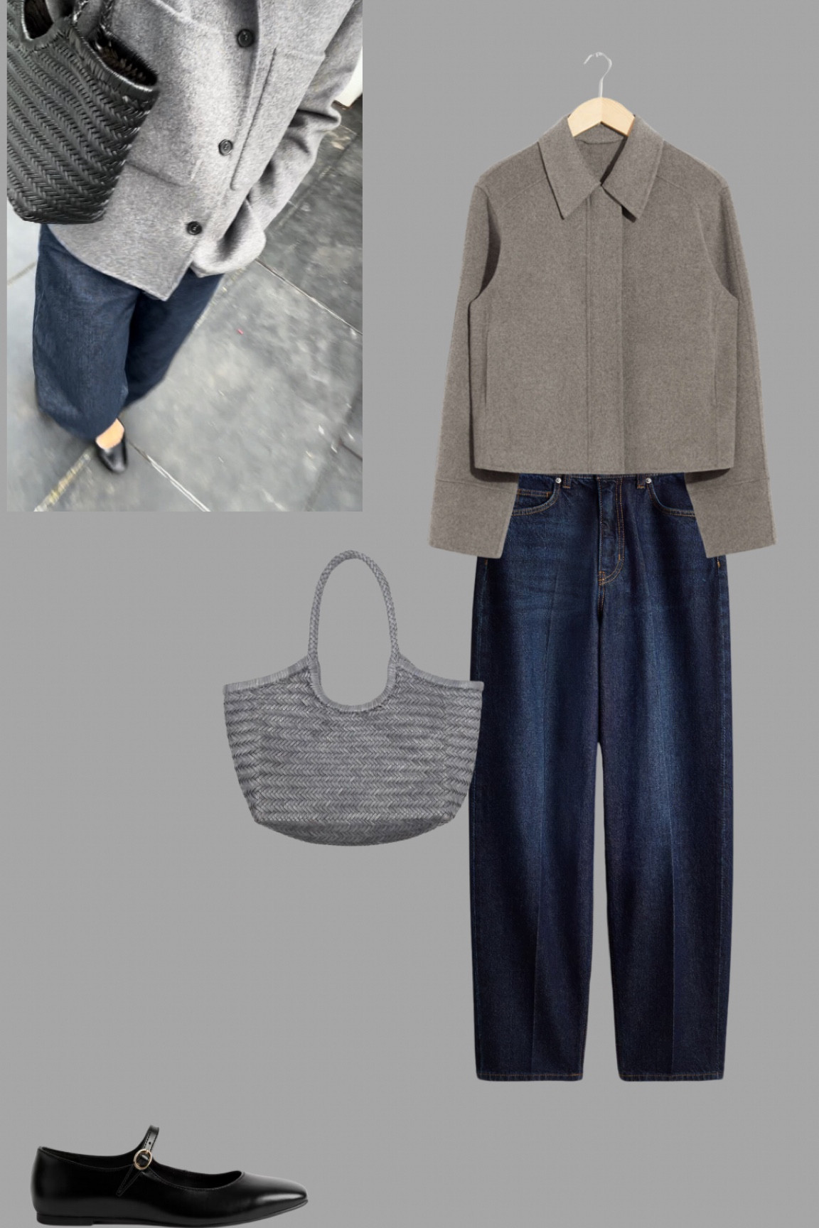 Dark denim is the way atm. Mix with greys and Mary Jane’s for a ladylike feel.

#LTKeurope #LTKover50style #LTKautumn