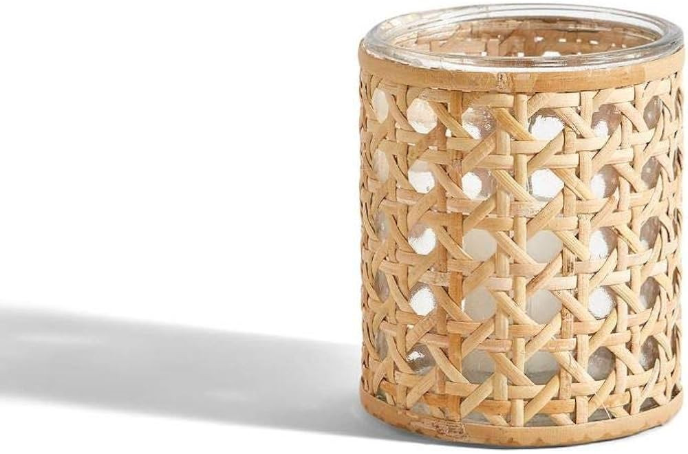 Two's Company Lumingnon Cane Webbing Candleholder/Vase | Amazon (US)