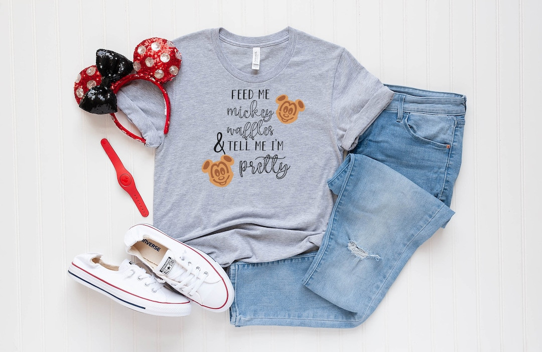 Mickey Waffles T-shirt: Bella Canvas Unisex Vacation Tee - Etsy | Etsy (US)