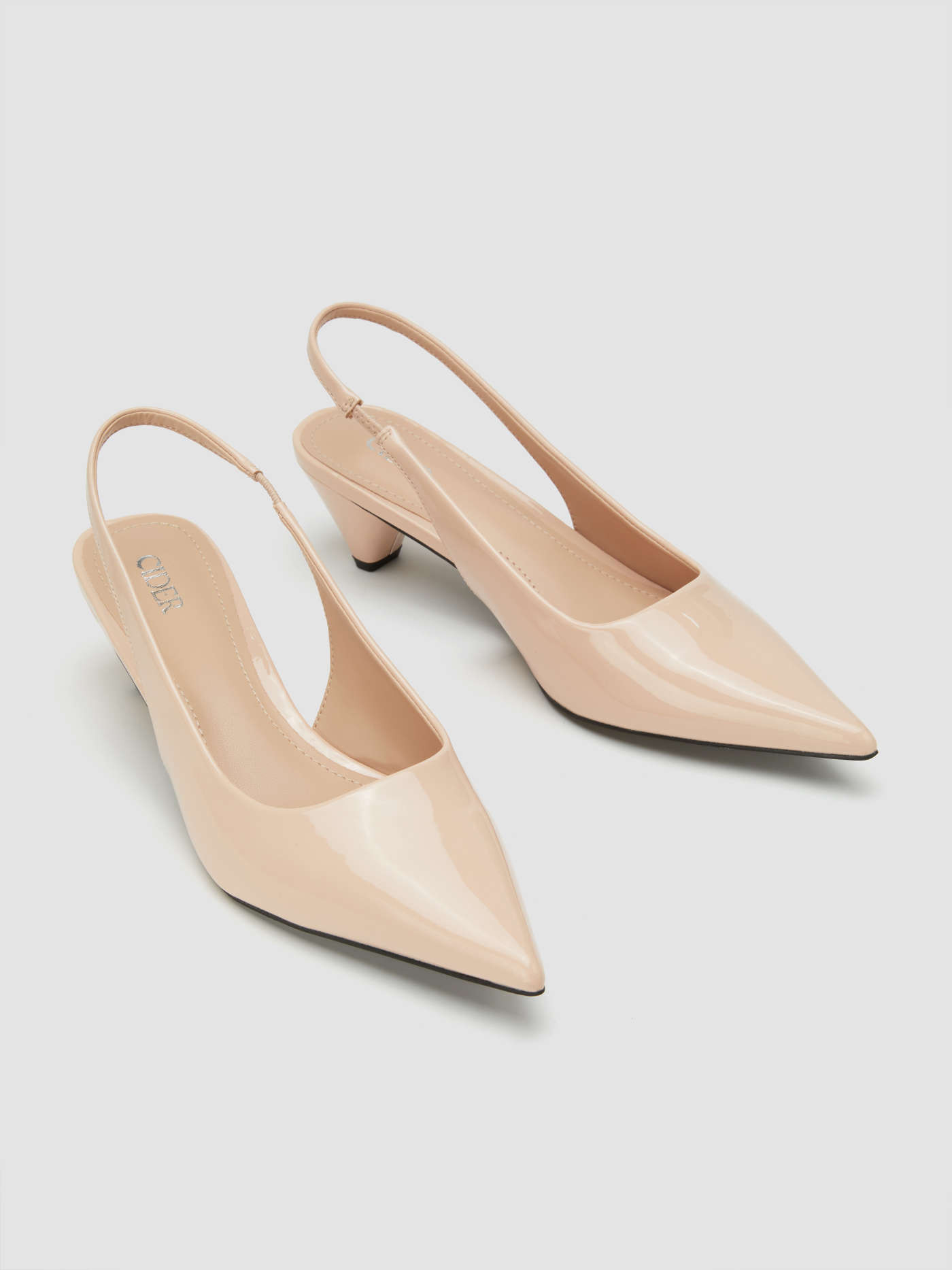 POINTED-TOE SLINGBACK KITTEN HEELS For Work | Cider