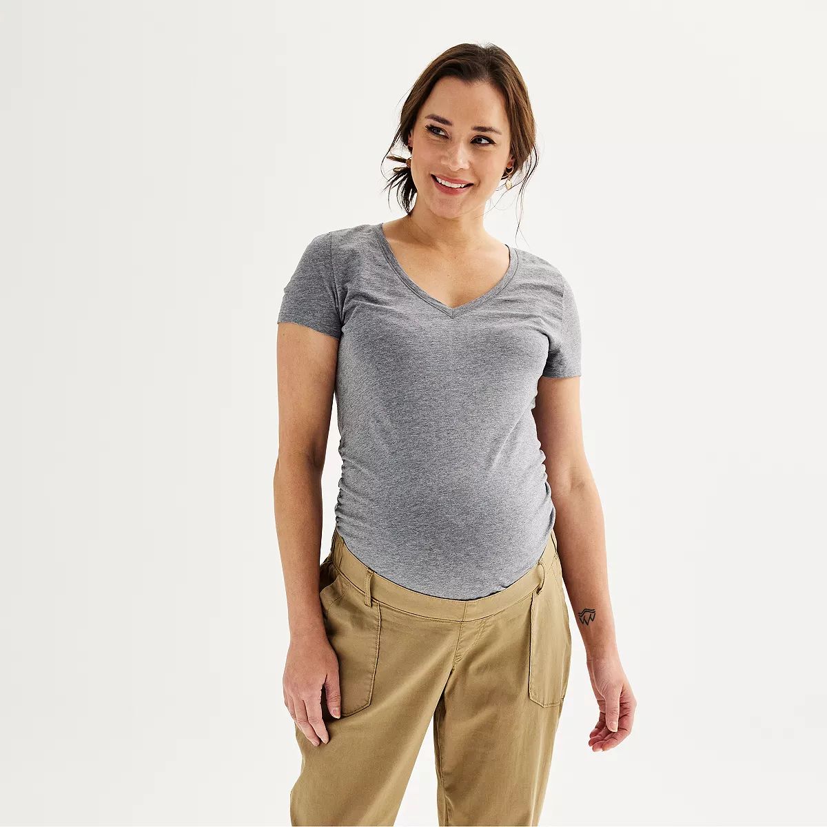 Maternity Sonoma Goods For Life® Over The Belly Utility Joggers | Kohl's