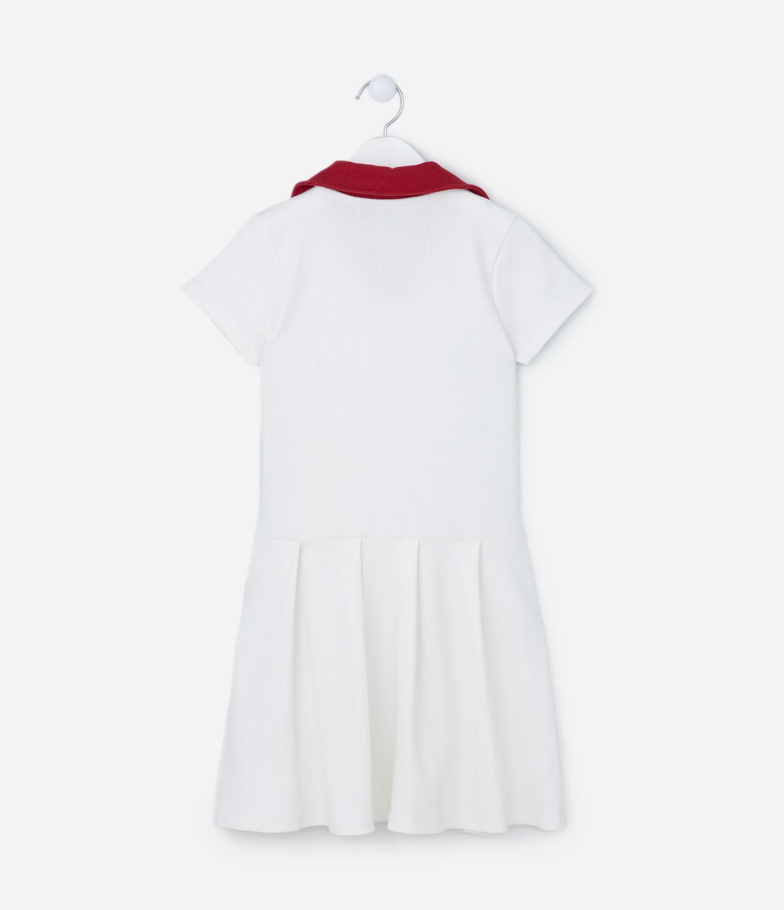 Vestido Infantil Canelado com Estampa Cerejinha - Tam 5 a 14 Anos Branco Neve - Lojas Renner | Renner (BR)