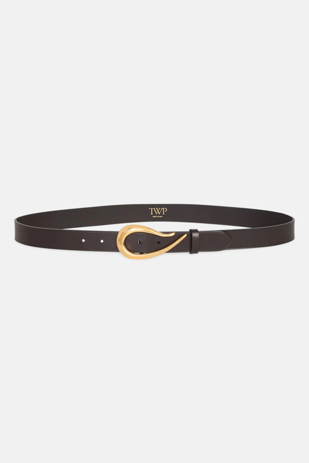 Medium Belt With Snake Buckle Dakota | Blue & Cream