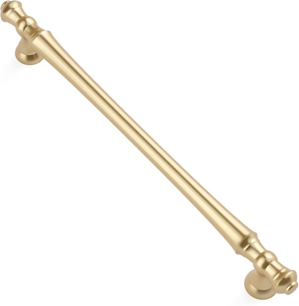 Asidrama 10 Pack 7.5 Inch(192mm) Gold Kitchen Cabinet Handles, Cabinet Pulls Kitchen Cabinet Hard... | Amazon (US)