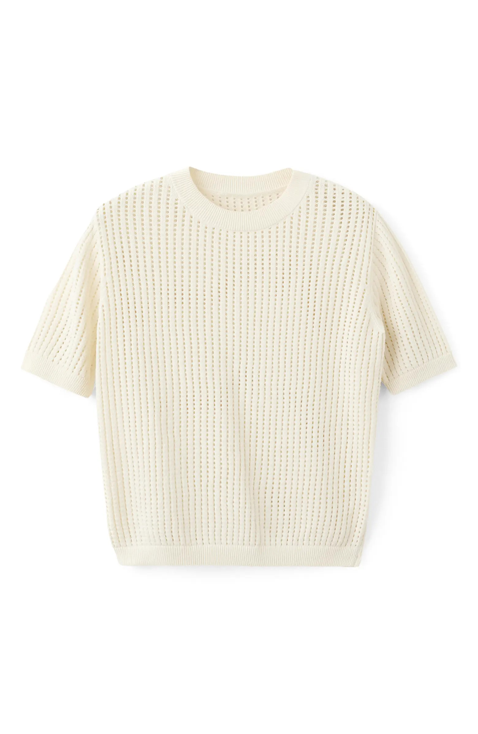 Pera Open Stitch Crewneck Sweater | Nordstrom