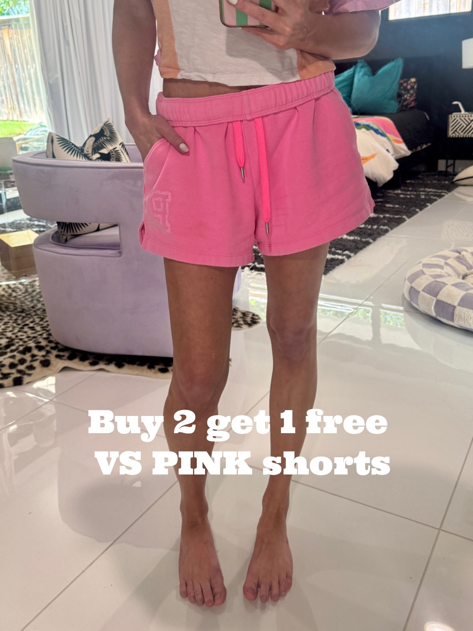 I’ve had some of my PINK sweatpants since college! Loving these foldover shorts. I’m wearing a small.

#LTKSaleAlert