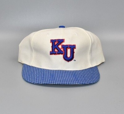 Kansas Jayhawks Vintage Logo Athletic Grid Brim Strapback Cap Hat  | eBay | eBay US