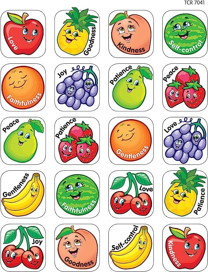 Amazon.com: Teacher Created Resources Fruit of the Spirit Stickers, Multi Color (7041) : Toys & G... | Amazon (US)