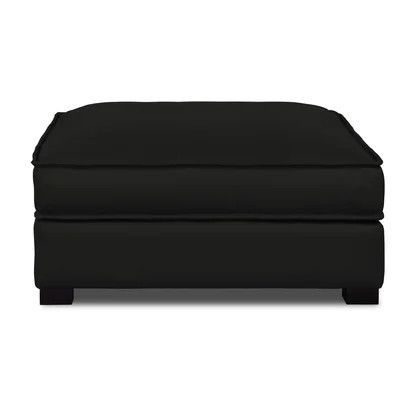 Delano 42" Wide Genuine Leather Rectangle Storage Ottoman | Wayfair North America