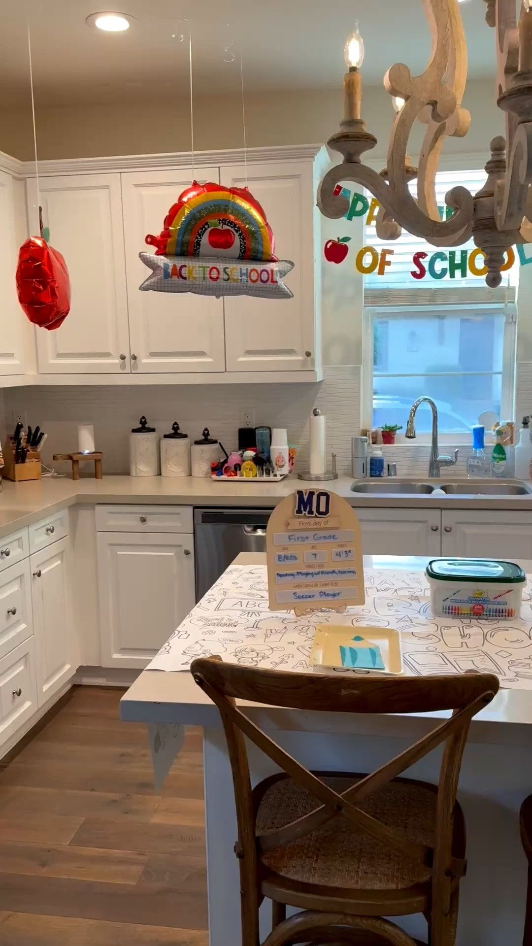 As a Mom I’m going to celebrate every little milestone because why not! I did a little back to school setup last year and they loved it so much I did it again this year ❤️ The coloring table cloth is always a hit! 

Amazon, Back to School decor, first day of school, first day of school sign, school balloons, coloring table cloth

#LTKmomlife #LTKKids #LTKSeasonal