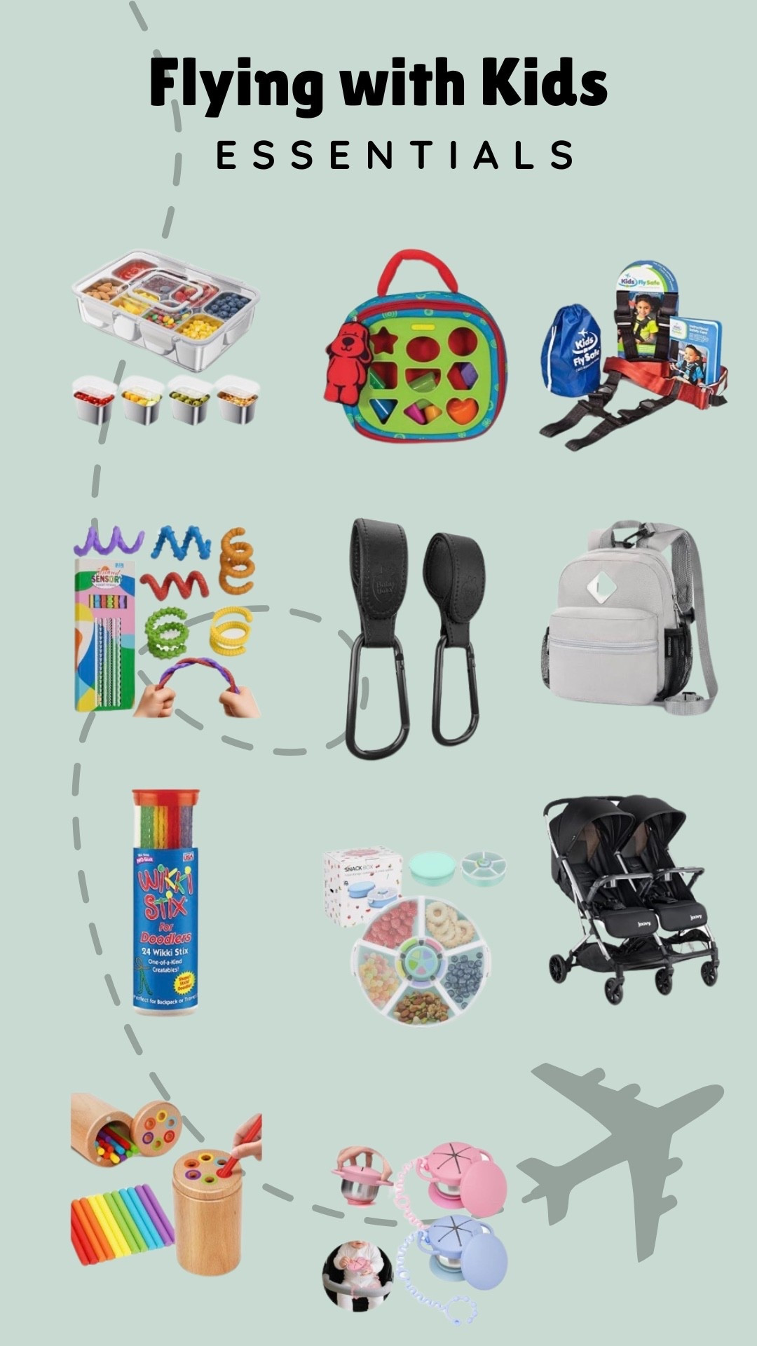 My go-to essentials for flying with kids ✈️
Toys, snacks, travel bags and little things that make flights easier.


#LTKTravel #LTKvlog #LTKKids